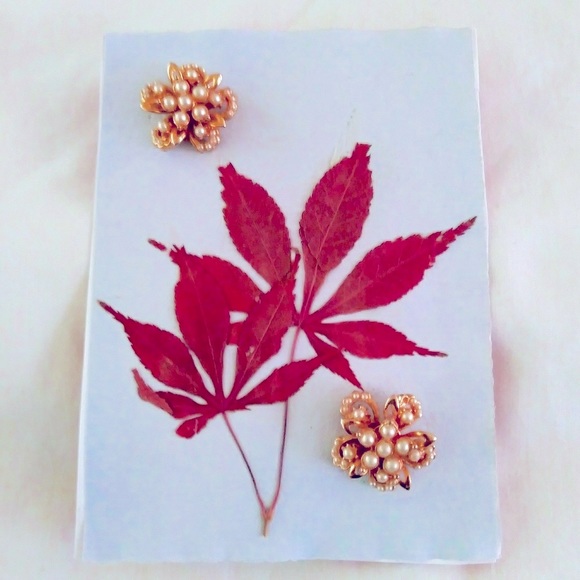 ⭐Antique⭐️Gold and Pearl Earrings - Picture 7 of 7